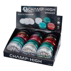 Champ High Grinder Plastic Rainbow 61mm